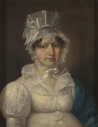 马尔辛的妻子埃尔·比塔·帕德（Elżbieta Pade，1833年）的肖像