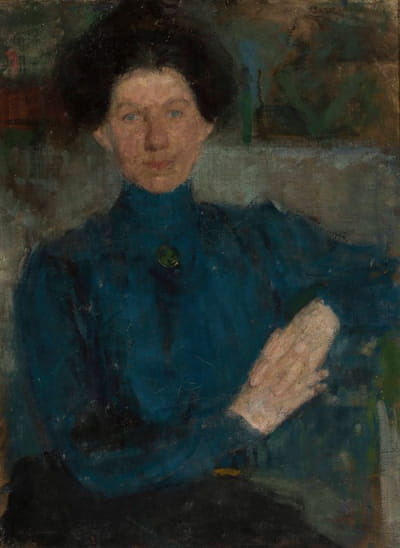 画家玛丽亚·科兹涅夫卡·卡利诺夫斯卡（1875-1968）肖像