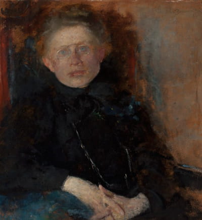 画家安娜·萨留斯·扎莱斯卡（Anna Saryusz Zaleska，约1880年–1863年后）的肖像