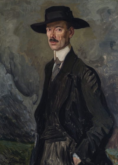 画家Bronisław Kowalewski的肖像