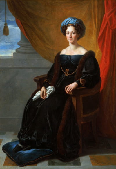 Klementyna Ostrowska née Sanguszko的肖像