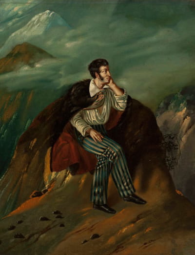 犹大岩石上亚当·米凯维奇的肖像