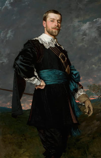 艺术家的兄弟斯坦尼斯瓦夫·切切尔斯基（Stanisław Czachórski，1853–1904）的肖像