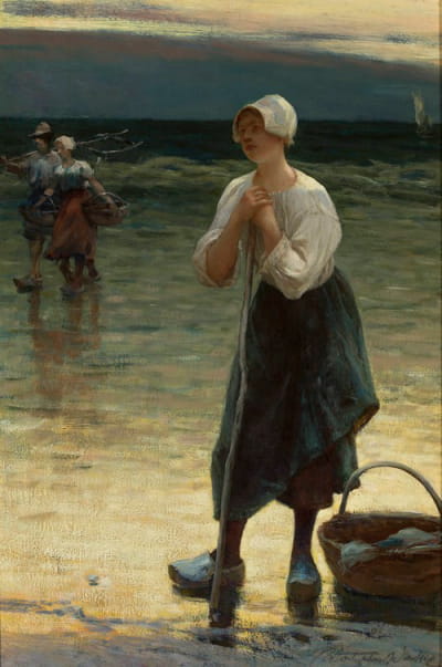 布列塔尼渔民妇女