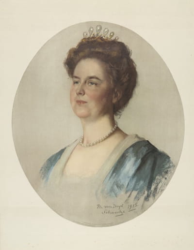 荷兰女王威廉敏娜的肖像