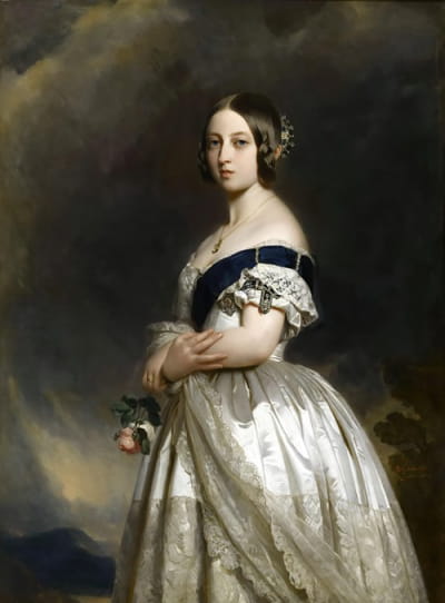 1837年年轻的维多利亚女王