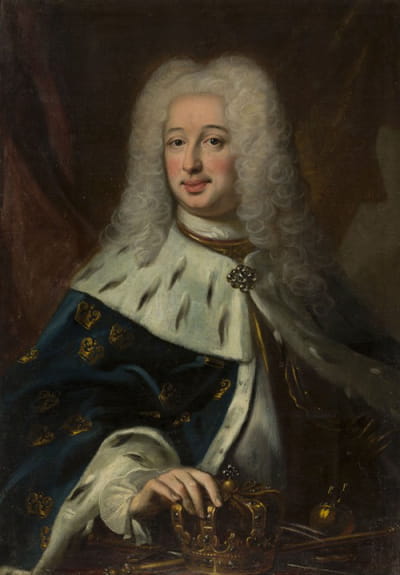 1720–1751年瑞典国王腓特烈一世（1676–1751）的肖像