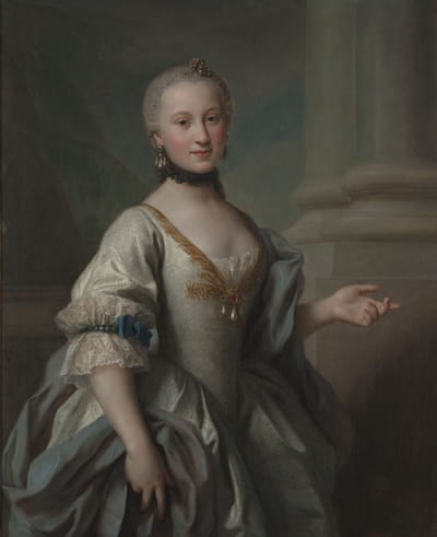 Maria Amalia Fryderyk Mniszech née Brühl的肖像（1737–1772）