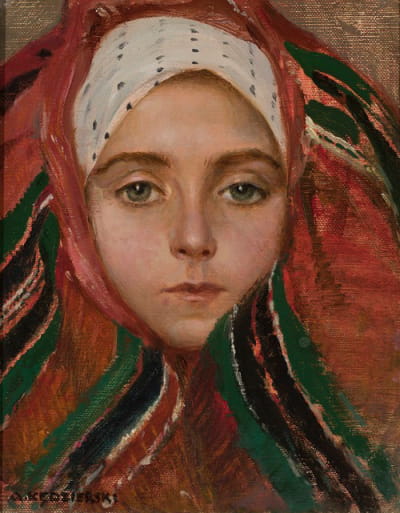 一位来自Łowicz的年轻女性的头像