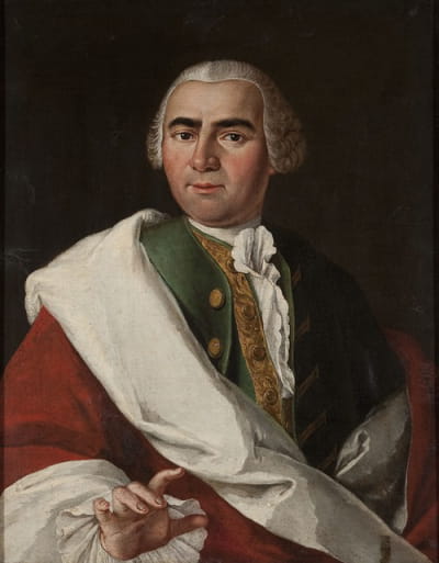 克拉科夫商人Józef Antoni Haller的肖像（1725–1785）