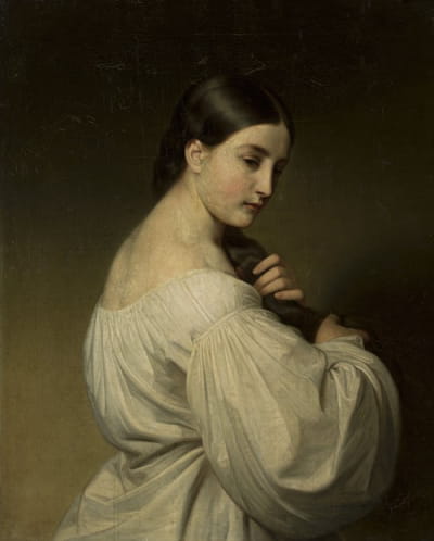 一位年轻女子的肖像