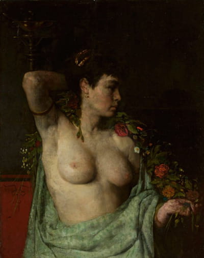 Maenad–女性半裸
