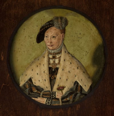 普鲁士阿尔布雷希的妻子多萝西娅公主的肖像