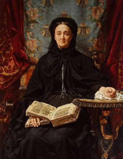 亚当的妻子Katarzyna Potocka née Branicka（1825–1907）的肖像