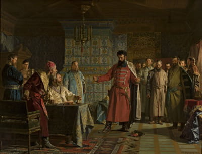 Zakhary Lyapunov与沙皇Vasili Shuysky的争吵