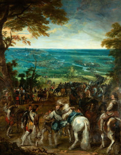 1597年法国亨利四世在亚眠围城中
