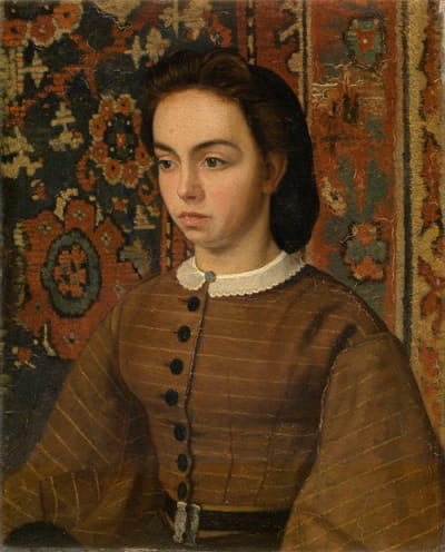 画家的妹妹Hélène De Braekeleer
