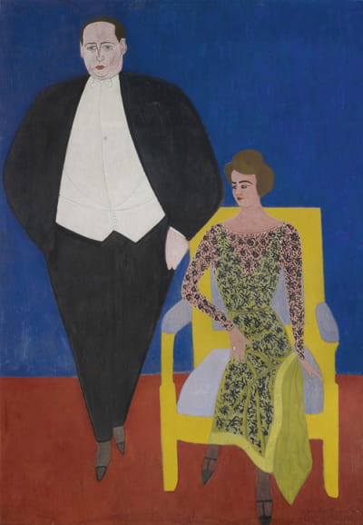 古斯塔夫和诺琳·范·赫克的肖像