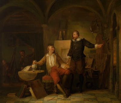 画家Joos van Craesbeeck的工作室
