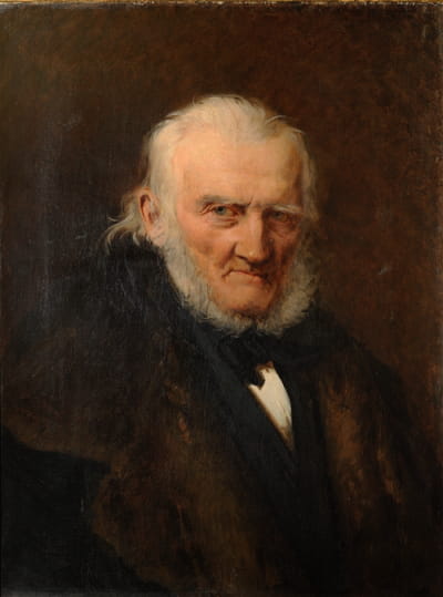 艺术家奥古斯特·哈根的肖像