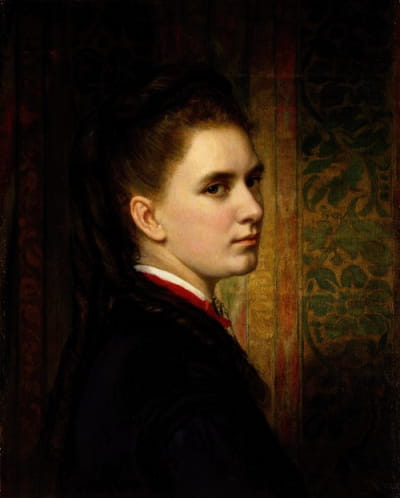 艺术家女儿玛丽亚·希利的肖像