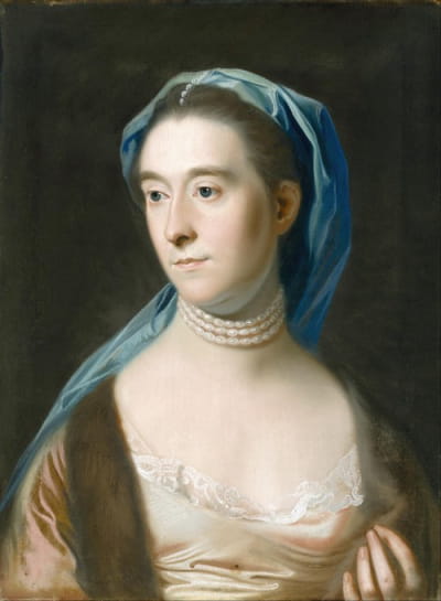 约瑟夫·亨肖夫人的肖像