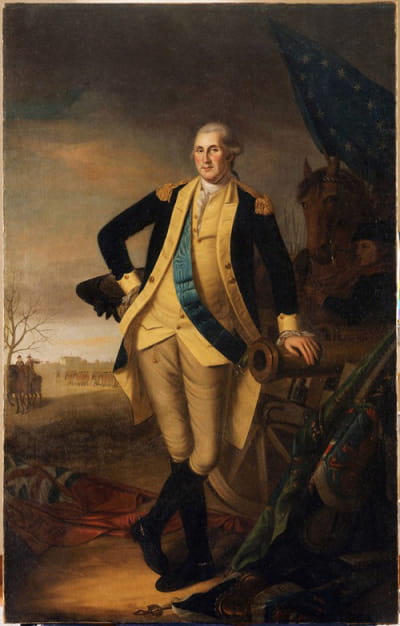 普林斯顿战役后的乔治·华盛顿