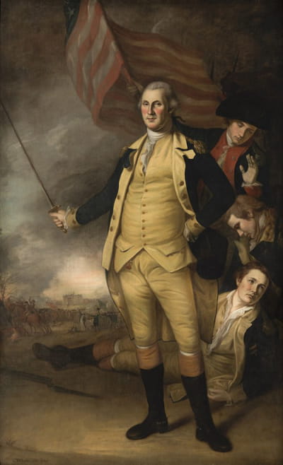 乔治·华盛顿在普林斯顿战役中