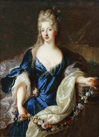 曼图阿贡萨格公爵夫人苏珊娜·亨丽特·德洛林·埃尔贝夫肖像（1686-1710）