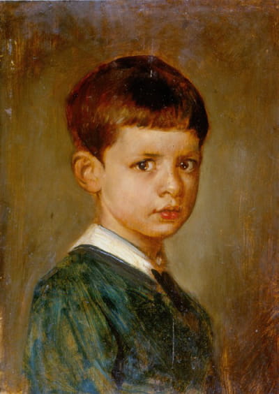 巴伐利亚王储鲁普雷希特的儿童肖像