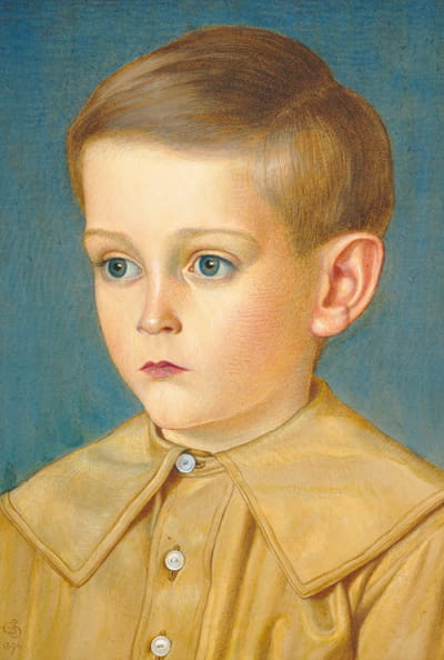艺术家侄子爱德华·斯塔福德·艾伦的肖像