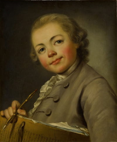 一个年轻人的肖像，据说是路易斯·伯蒂尔·比齐