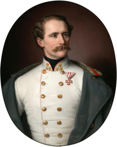 一位奥地利上校的肖像，饰有军功十字勋章