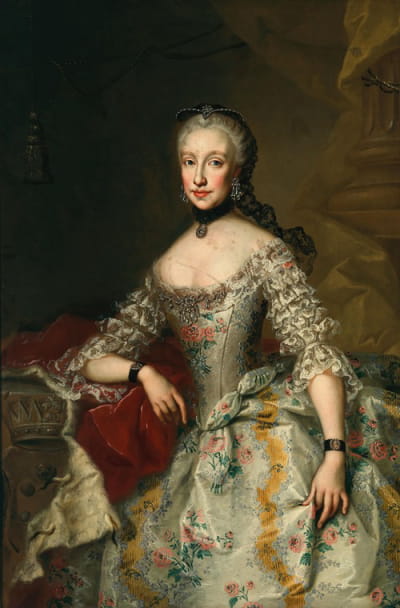 西班牙因凡塔托斯卡纳大公爵夫人玛丽亚·卢多维卡皇后肖像（1745–1792）