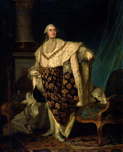 路易十六身着加冕袍