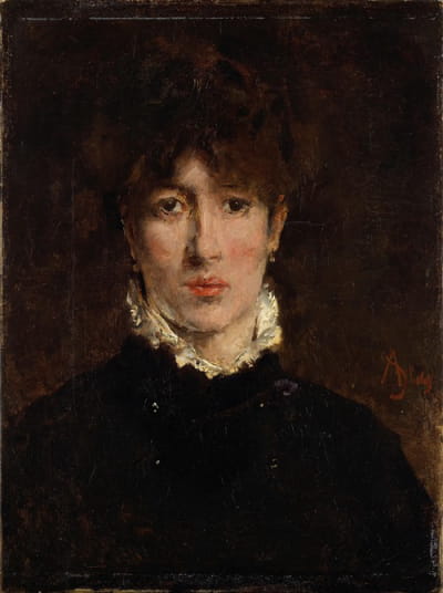 一个女人的画像，被认为是莎拉·伯恩哈特