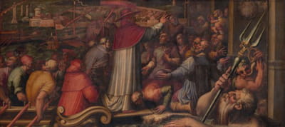 尤金尼奥四世在勒霍恩下船，前往佛罗伦萨避难