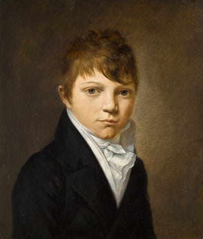 一个年轻男孩的肖像