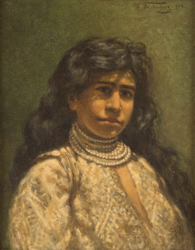 一个年轻女孩的肖像