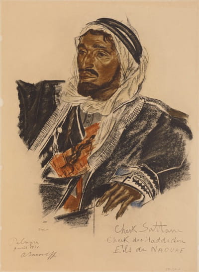 谢赫·萨坦，哈迪丁部落（帕尔米拉）首领