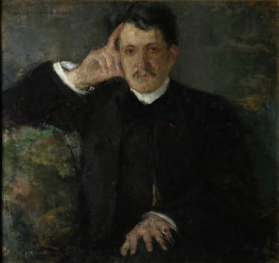 钢琴家奥古斯特·拉德万的肖像