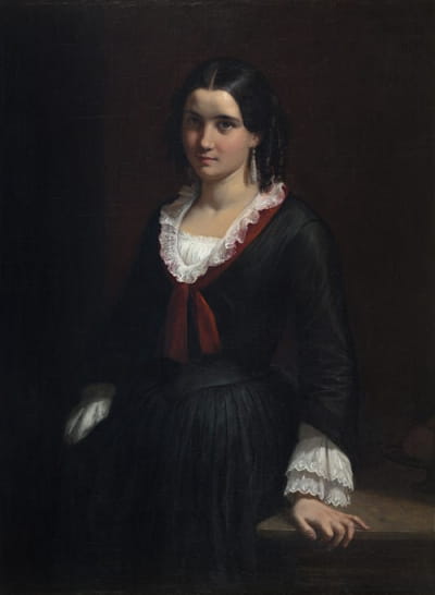 维尔赫明（维尔）哈格小姐的肖像，后来的海斯夫人（1838-1912）