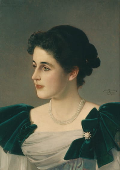 肖像Irma von Geijer女士