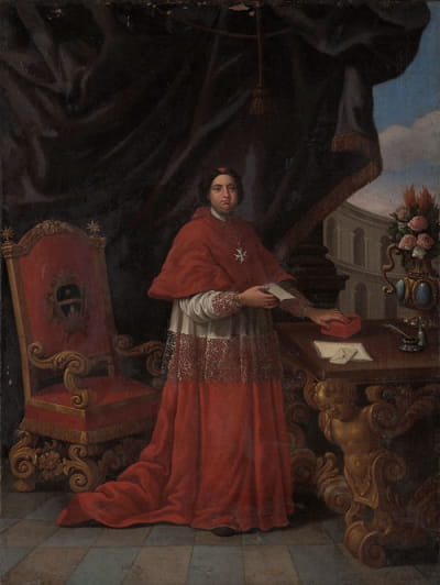 马耳他骑士红衣主教的肖像