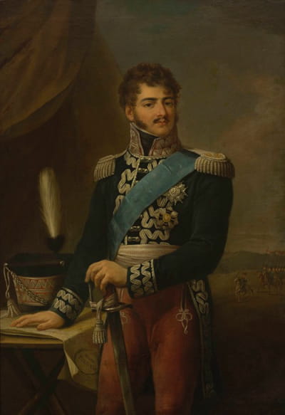 Józef Poniatowski王子的肖像