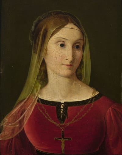 玛丽亚·波托卡肖像née Rzewuska