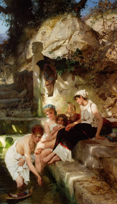 罗马田园诗——沐浴前