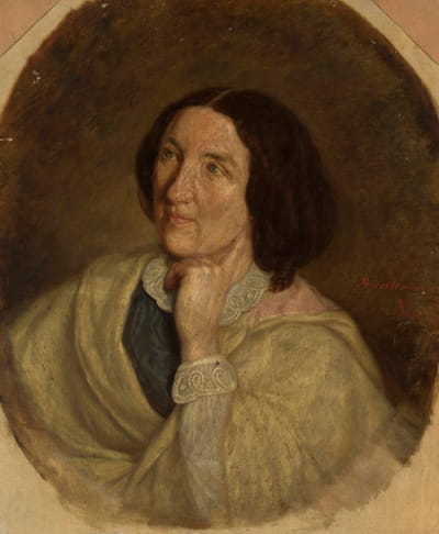 伊扎贝拉·德齐瓦·扬斯卡（Izabela Działyšska née Czartoryska）的肖像