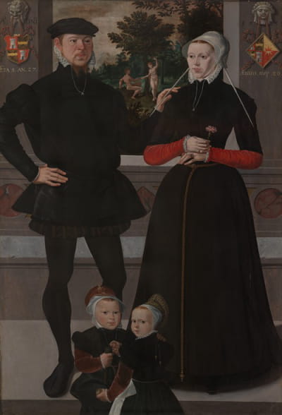 Thomas Gerritzn Doesburch和Claesje Hendricksdr Roeclaes及其女儿