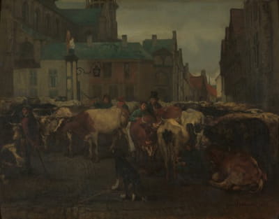 安特卫普的牛市场